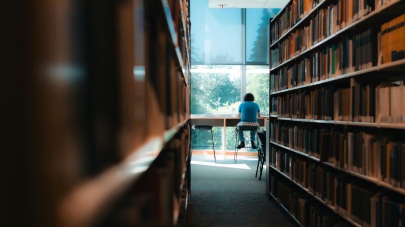 University Library Study Area in Vancouver